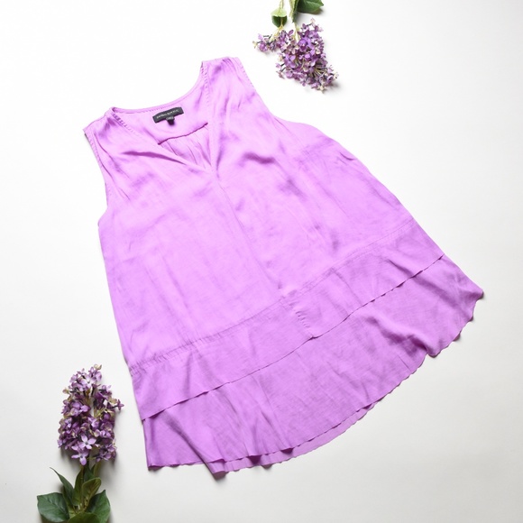 Banana Republic Tops - ⭐Host Pick⭐BANANA REPUBLIC Lilac Sleeveless Top L